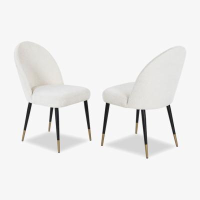 Olivia's Liang & Eimil Alfa Boucle Sand Set of 2 Dining Chair