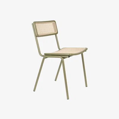 Olivia's Zuiver Set of 2 Jort Chairs Green/Natural