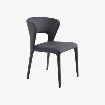 Olivia's Tommy Franks Pari I Set of 2 Dining Chairs in Cinder Grey