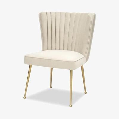 Olivia's Liang & Eimil Nico Chair Kaster Pebble Velvet