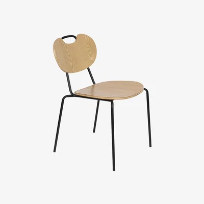 Olivia's Olivia's Nordic Living Collection Set of 2 Asper Chairs in Natural