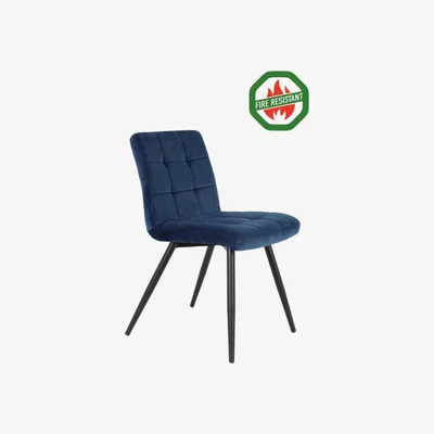 Olivia's Light & Living Olive Fr Dining Chair Blue And Black