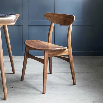 Olivia's Garden Trading Kersoe Dining Chair Walnut