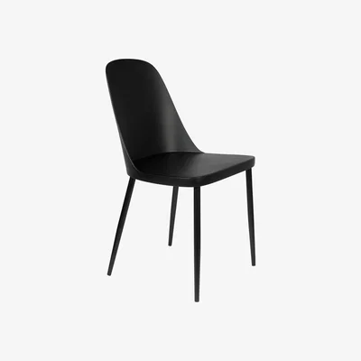 Olivia's Olivia's Nordic Living Collection - Pascal Dining Chair in Black