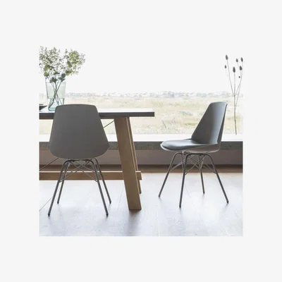 Olivia's Gallery Direct Finchley Chair Grey (4pk)
