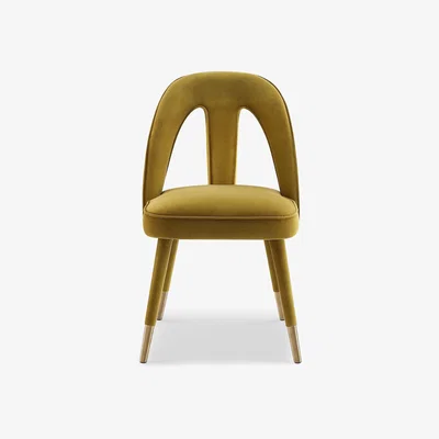 Olivia's Liang & Eimil Pigalle Chair Kaster Mustard Velvet