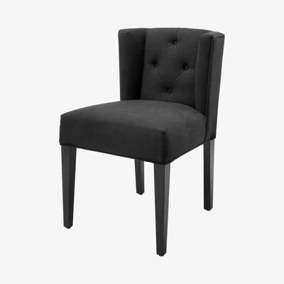 Olivia's Eichholtz Boca Raton Dining Chair in Panama Black | Outlet