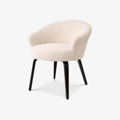 Olivia's Eichholtz Moretti Dining Chair in Bouclé Cream
