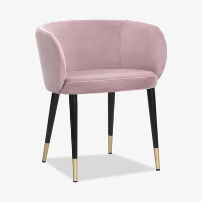 Olivia's Liang & Eimil Ola Dining Chair Kaster Lilac Velvet | Outlet