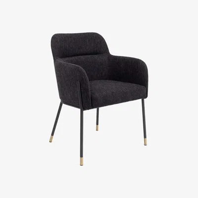 Olivia's Tommy Franks Fox Dining Chair in London Black