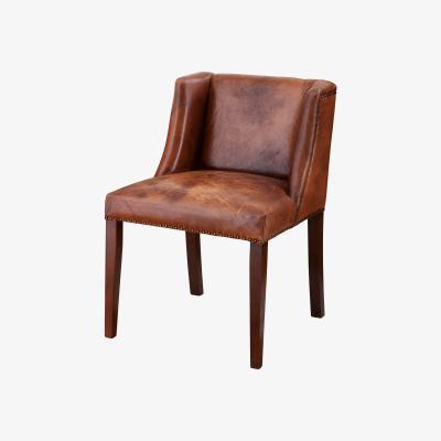 Olivia's Eichholtz St. James Dining Chair Tobacco Leather