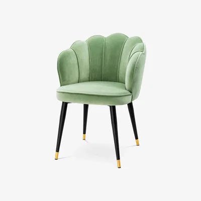 Olivia's Eichholtz Bristol Dining Chair in Savona Pistache Green Velvet