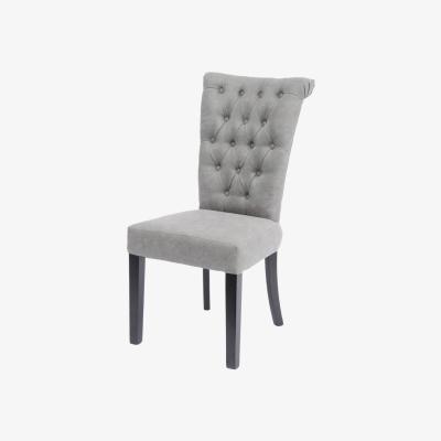 Olivia's Libra Jansen Buttonback Dining Chair Light Grey