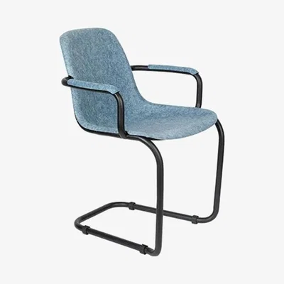 Olivia's Zuiver Thirsty Dining Chair Blue / Blended Blue
