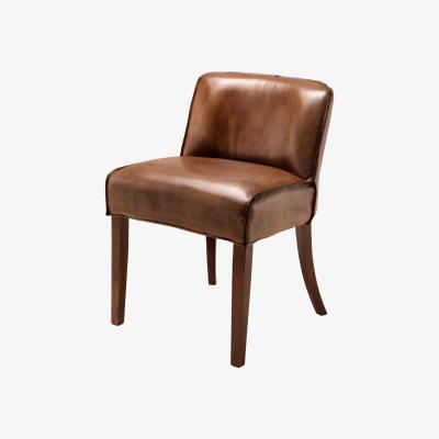 Olivia's Eichholtz Barnes Dining Chair Tobacco Leather