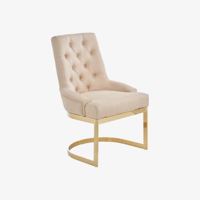 Olivia's Olivia's Ava Natural Linen Dining Chair