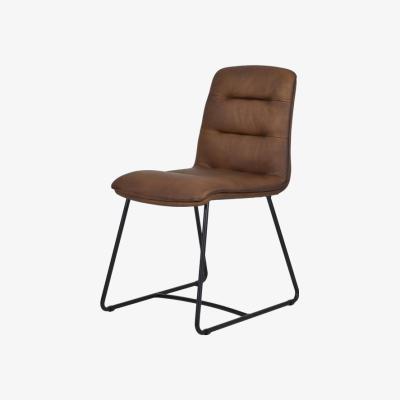 Olivia's Libra Richmond Matt Leather Dining Chair Light Brown