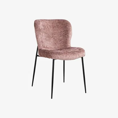 Olivia's Richmond Interiors Darby Pale Fushion Chair in Black