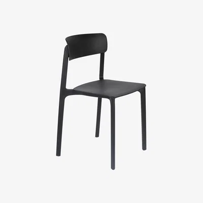 Olivia's Olivia's Nordic Living Collection - Set of 4 Chi Dining Chairs in Black