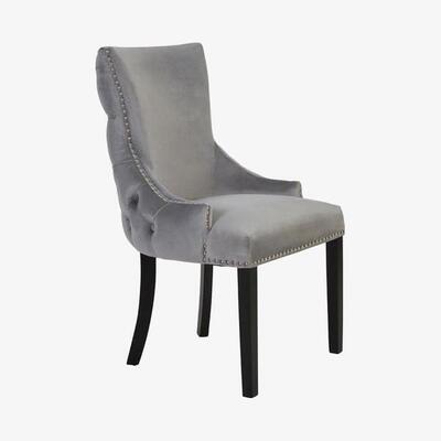 Olivia's Olivia's Dining Chair Velvet in Grey