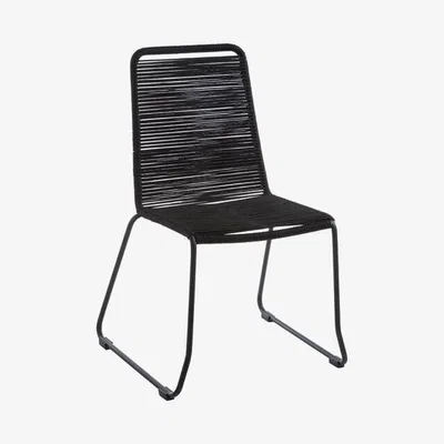 Olivia's Olivia's Dining Chair Steph Rope in Black