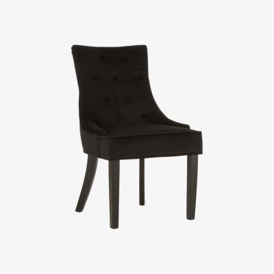 Olivia's Olivia's Daxi Dining Chair, Black Velvet