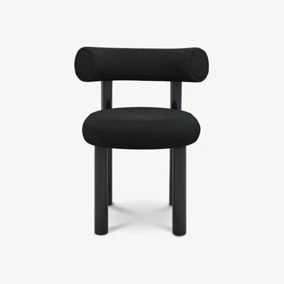 Olivia's Tom Dixon Fat Dining Chair in Black