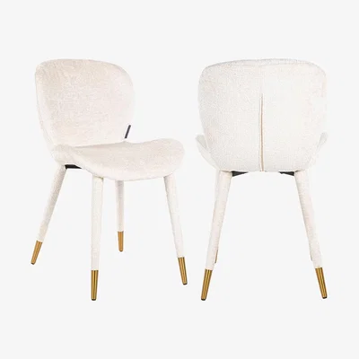 Olivia's Richmond Sara Chair White Chenille