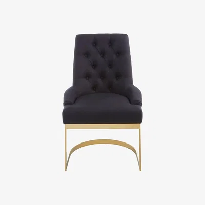 Olivia's Olivia's Anna Dining Chair Black Fabric