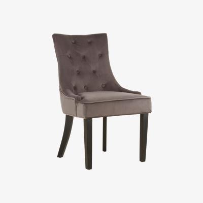 Olivia's Olivia's Daxi Dining Chair, Storm Grey Faux Leather