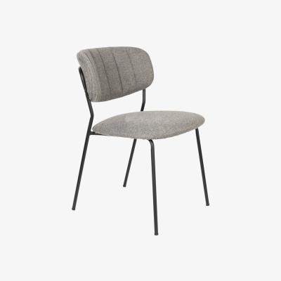 Olivia's Olivia's Nordic Living Collection Set of 2 Holen Chairs in Black & Grey