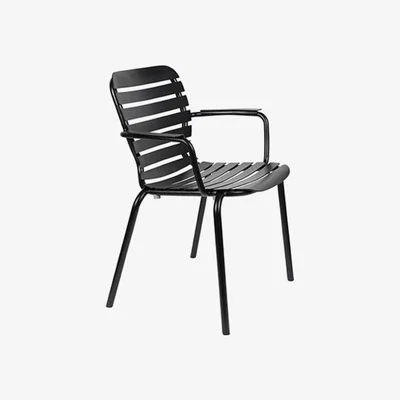 Olivia's Zuiver Vondel Garden Armchair Black / Black