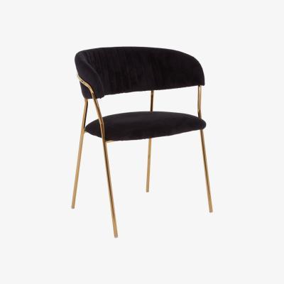 Olivia's Olivia's Tara Black Velvet Dining Chair