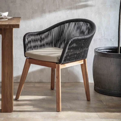 Olivia's Garden Trading Set of 2 Luccombe Dining Chairs