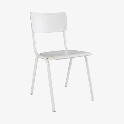 Olivia's Zuiver Back To School HPL White Chair | Outlet