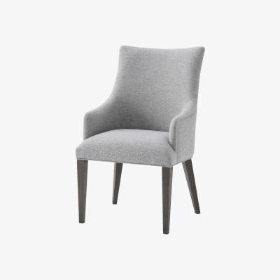 Olivia's TA Studio Adele Dining Chair with Arms in Matrix Pewter