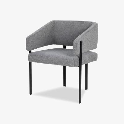 Olivia's Liang & Eimil Tatler Dining Chair - Boucle Grey (S)