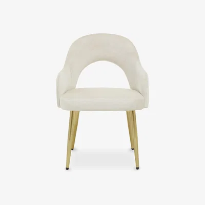 Olivia's Olivia's Demi Dining Chair in Stone Velvet