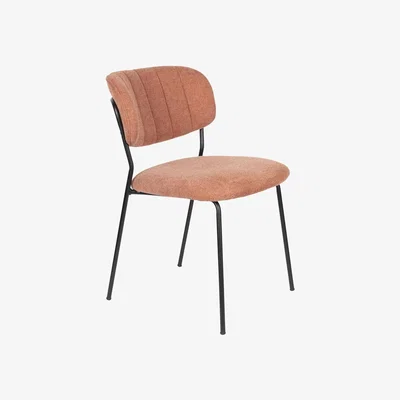 Olivia's Olivia's Nordic Living Collection Set of 2 Holen Chairs in Black & Pink