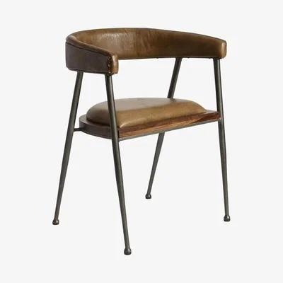 Olivia's Fuhrhome Patina Brown London Chair