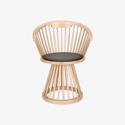 Olivia's Tom Dixon Fan Dining Chair Natural / Natural Oak