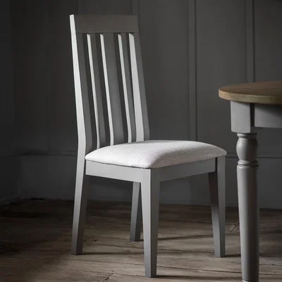 Olivia's Gallery Direct Cookham Dining Chair in Grey (Pair)