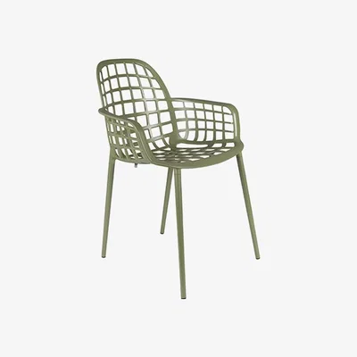 Olivia's Zuiver Albert Kuip Garden Armchair Green / Green