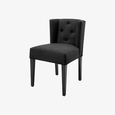 Olivia's Eichholtz Boca Raton Dining Chair Panama Black