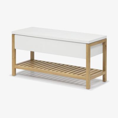 Out & Out Original Open – White Storage Bench