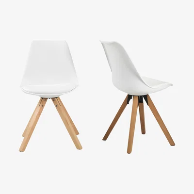 Out & Out Original Bojan - Bucket Chairs - White - Set of 2