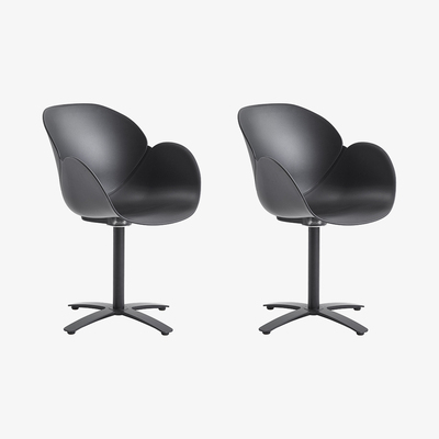 Out & Out Original Caso - Swivel Chairs - Black