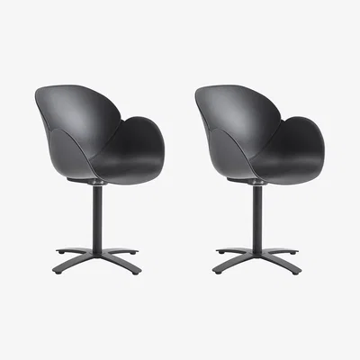 Out & Out Original Caso - Swivel Chairs - Black