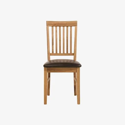 Downtown Royal Oak Brown Padded Dining Chair