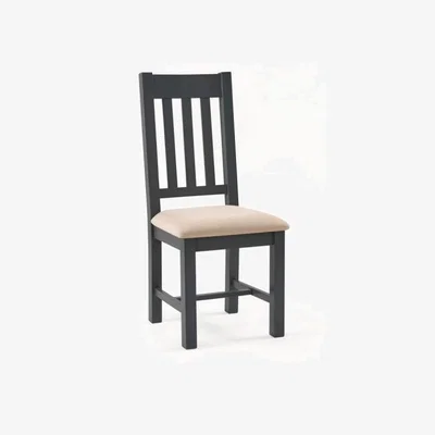 Downtown Julian Bowen Bordeaux Dining Chair - Dark Grey